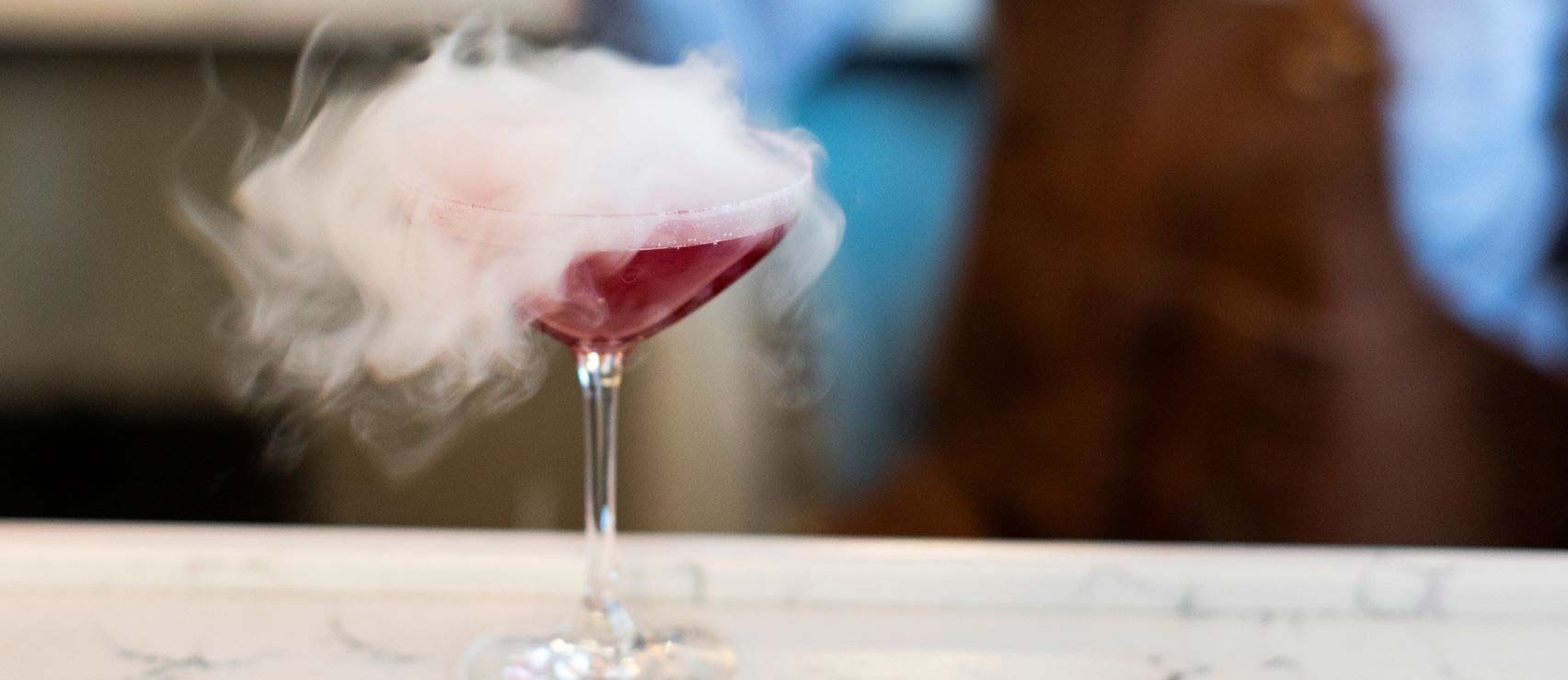 Let go of the illusion smoke cocktail at Firefly Restaurant + Bar